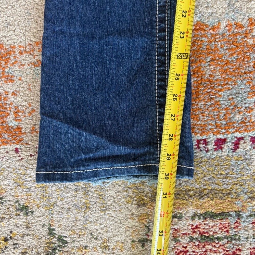 Miss Me Rhinestone Flap Pocket Embroidered Bootcut Jeans - Picture 12 of 12